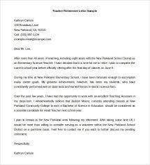 36+ Retirement Letter Templates – Pdf, Doc | Retirement Letter To Employer,  Letter To Teacher, Letter Sample