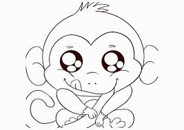 A silly monkey is on a branch coloring page. Monkey Coloring Book Page Coloring Home