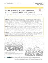 Pdf 20 Year Follow Up Study Of Danish Hht Patients Survival And Causes Of Death