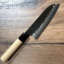 Couteau De Cuisine Japonais Santoku Tojiro Zen Hammered