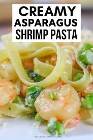 Creamy Asparagus Pasta With Prawns Gav S Kitchen In 2020 Asparagus Pasta Prawn Pasta Asparagus Pasta Recipes