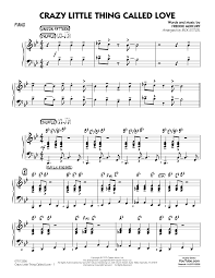 Crazy little thing called love lyrics. Queen Crazy Little Thing Called Love Arr Rick Stitzel Piano Sheet Music Pdf Notes Chords Rock Score Jazz Ensemble Download Printable Sku 408686