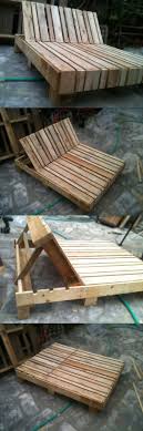 Double Pallet Lounge Chair Mobel Aus Paletten Paletten Garten Gartenliege Aus Paletten