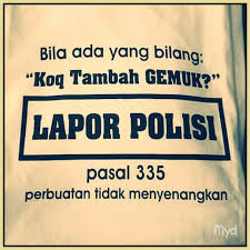 Lucu Kata Kata Gendut Untuk Diri Sendiri