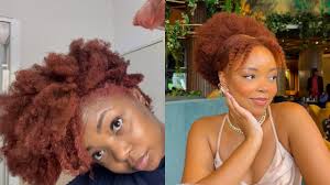 How I dye my 4C natural hair ginger/copper *NO BLEACH* || SOUTH AFRICAN  YOUTUBER
