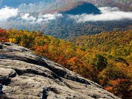 Nicely forested and an easy to follow trail, with some great views.</p> looking glass rock, located in pisgah national forest, north carolina. Looking Glass Rock Hike