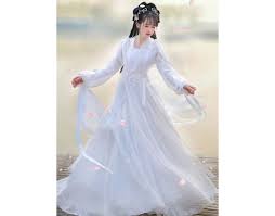 Exquisite White Fairy Hanfu Clothing/daily Stylish Chinese 