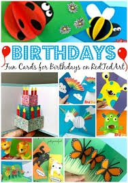 Wouldn't this make a perfect homemade birthday card or party invitation. Cute And Easy 3d Homemade Birthday Cards For Kids Red Ted Art