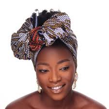 Buy Baby Girl Kids Headwrap African Wax Print Ankara Print Head Wrap  Headband Purple Yellow Online in India