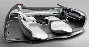Mercedes Benz Vision G Code Concept Interior Design Rendering Car Interior Concept Car Interior Mercedes Interior