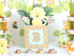 Diy Jungle Baby Shower Centerpiece Fun365