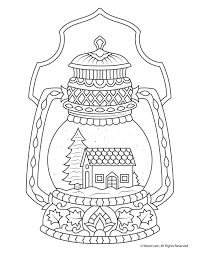Cute coloring page free clip art snow globe colouring pages transparent download key. Winter Snow Globe Adult Coloring Page Woo Jr Kids Activities