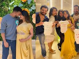 Check spelling or type a new query. Pregnant Anita Hassanandani Glows In Yellow At Her Baby Shower Hosted By Ekta Kapoor Karishma Tanna Karan Patel Share Pics The Times Of India