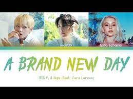 Wongie S Music World Bts Feat Zara Larsson Brand New Day Brand New Day Color Coded Lyrics K Pop Music