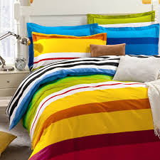 This mainstays sahara bed in a bag also features a beautiful. Rainbow Color Stripes Boys Bedding Set For Single Double Bed Flat Bedsheet Mattress Cover Duvet Case Pillowcases 4pc 5pc Sets Free Shipping Worldwide
