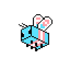 Cute minecraft bee art, hd png download is pure and creative png image. Nonbinary Positivity I Turned The Minecraft Pride Bees By Mawzzco Into