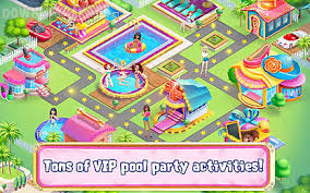 ¡llama ahora a tu novio o novia para que venga y juegue a este juego travieso! Vip Pool Party Android Juego Gratis Descargar Apk