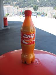 There is some light soiling, marks, and wear, as well as insect damage in a number of areas. Coca Cola Orange Wikipedia