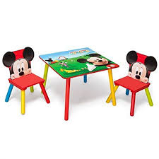Disney Mickey Mouse Tisch Mit Stuhlen 60x60cm Holz Kindersitzgruppe Kindersitzgarnitur Neu Toy Toys And G Table Et Chaise Enfant Chambre Enfant Chaises Bois