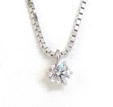 Solitaire Pendant 750 Whitegold 1 Diamond 0 52ct D Si 1907028 Jd