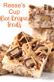 Reese S Cup Rice Krispie Treats Howtomakecerealtreats Com Video Recipe Chocolate Rice Krispie Treats Rice Krispie Treats Rice Krispies