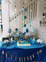 To make your beach party space sunny and bright, use our colorful beach decorations. Ocean Themed Party Candy Bar Ocean Party Decorations Ocean Theme Party Ocean Party
