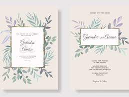 Beautiful Floral Frame Wedding Invitation Card Template In 2021 Wedding Invitation Cards Wedding Frames Wedding Invitation Card Template