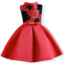 Girls Dresses Princess Full Dress For Wedding Party Kids High-Grade Gi