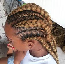 Honey Blonde Black And Blonde Box Braids Mixed 31 Stylish Ways To Rock Cornrows Stayglam Honey Blonde Hair Hair Styles Natural Hair Styles