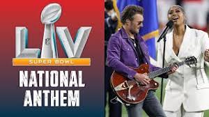The previous 15 super bowl anthems were sung by solo artists, with demi lovato performing it last year. Jazmine Sullivan Eric Church Sing The National Anthem At Super Bowl Lv Youtube