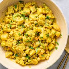 Taylor served up the raisin potato salad and our soul brothers and sisters were not having it. Curried Potato Salad With Chickpeas The Simple Veganista