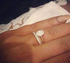 Oval Solitaires Yellow Or White Gold Show Me Your Plain Bands Stacked Wedding Rings Wedding Rings Vintage Wedding Rings Oval