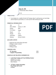 Our free resume samples speak for themselves. Sample Resume For Ojt Student Information Technology Microsoft Office Microsoft