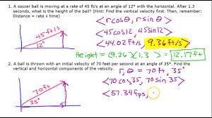 If you go for a walk, leaving and returning to your home, your average. Day 18 Hw 1 To 2 Finding The Horizontal And Vertical Components Of A Vector Youtube