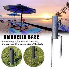 Maybe you would like to learn more about one of these? Easy Setup Heavy Duty For Park Patio Umbrella Base Ground Beach Adjustable Outdoor Portable Parasol 35cm Pole Holder Insert B2k9 Shade Accessories Aliexpress