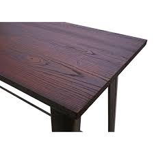 Eine schöne dekoration trägt dazu dabei, ihre küche oder ihr esszimmer optisch aufzuwerten und komfortabler zu. Bartisch Hwc H10 Hochtisch Tresentisch Industrie Design Ulme Holz Fsc Zertifiziert 106x147x60cm Vintage Schwarz Braun
