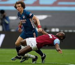 Michail antonio (west ham united) marque du pied droit. Oaf6gkcax45bdm