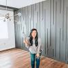 Wood panel accent wall bedroom. 1