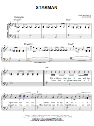 Starman Piano Sheet Music By David Bowie Easy Piano