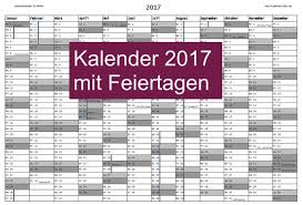 Ferien und feiertage deutschland ferienkalender kostenlos ausdrucken. Kalender 2017 Mit Feiertagen Download Freeware De