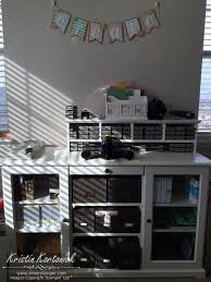 You see one in this picture, and then the other is to the right on the other wall. Stampin With Kristin My New Craft Room