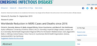 Who Middle East Respiratory Syndrome Coronavirus Mers Cov