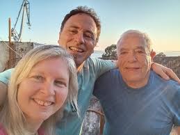 Junto a mi primiño segundo Angel Lago Prieto a sus jóvenes 90 años ❤️