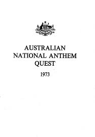 Australian national anthemaustralian national anthem. Australian National Anthem Quest 1973 By Western Sydney University Issuu