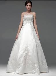 Check spelling or type a new query. Luxus Brautkleider Satin A Linie Mit Stickereien