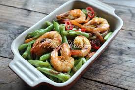 Resep tumis jantung pisang pedas. Udang Goreng Dengan Kacang Buncis Azie Kitchen