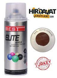 Bunun nedeni ise sprey boyanın pürüzsüz ve düz bir yüzey elde etmenin en kolay yolu olmasından kaynaklanıyor. Best Elite Ral8016 Celik Kapi Kahverengi Sprey Boya 400 Ml