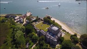 Managed by the national trust and with over 500 acres of woodland, brownsea island is dramatically located at the entrance to poole harbour. Brownsea Castle In Poole Harbour Dorset Dji Mavic Pro Drone Skydronauts Youtube