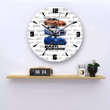Krmk Wall Clock FAST N FURIOUS NISSAN SKYLINE R34 TOYOTA SUPRA SUBARU STI  BRIAN O CONNOR Automotive Clock | Shopee Singapore