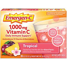 The presence of the b complex vitamins helps aid in the metabolism of. Emergen C 1000mg Vitamin C Powder With Antioxidants B Vitamins And Electrolytes Vitamin C Supplements For Immune Support Caffeine Free Fizzy Drink Mix Tropical Flavor 30 Count 1 Month Supply From Emergen C